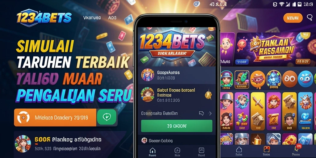 Screenshot utama dari gameplay 1234BETS dengan aksi taruhan seru.