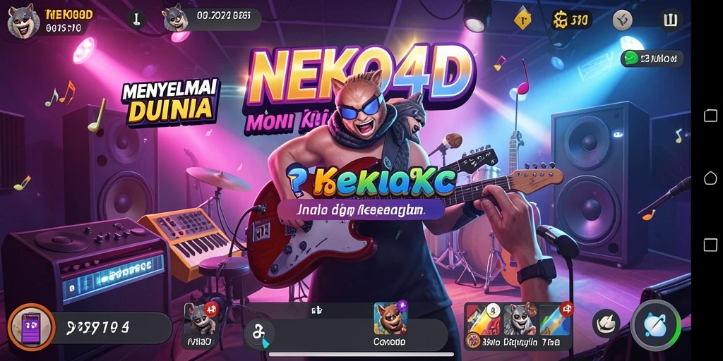 Tampilan gameplay NEKO4D yang interaktif dan menyenangkan.
