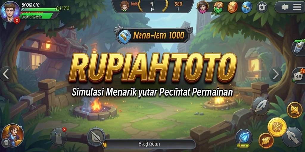 Tampilan gameplay yang mendetail dan menarik dalam RUPIAHTOTO.